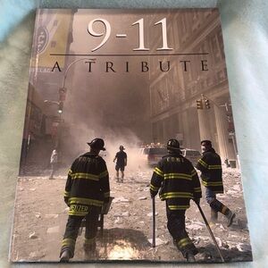 9-11 A Tribute Hardcover Dust Jacket Oversized 15"  x 11" Coffee Table Book